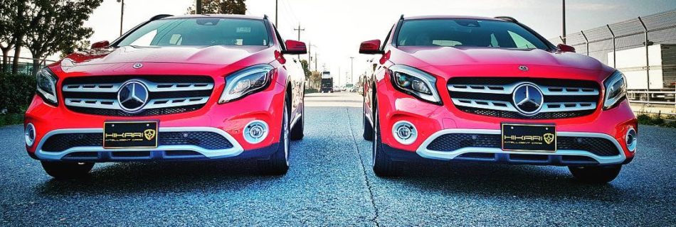 Mercedes Benz に HIKARI ガラスコーティング 施工 @JAPAN