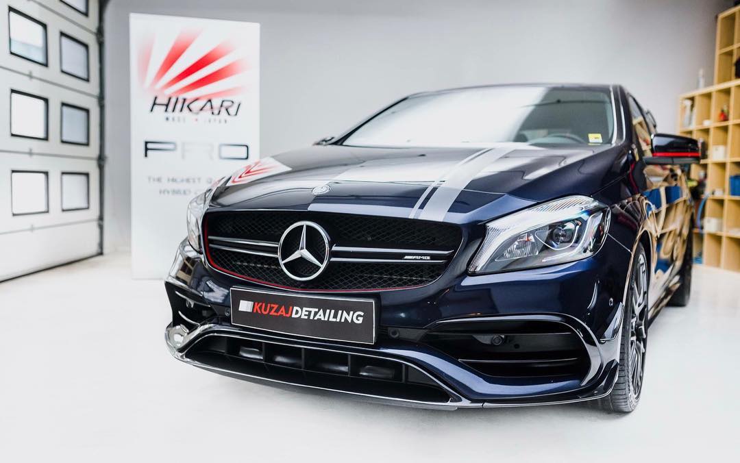 HIKARI GlassCoating On Mercedes Benz @HIKARI Poland