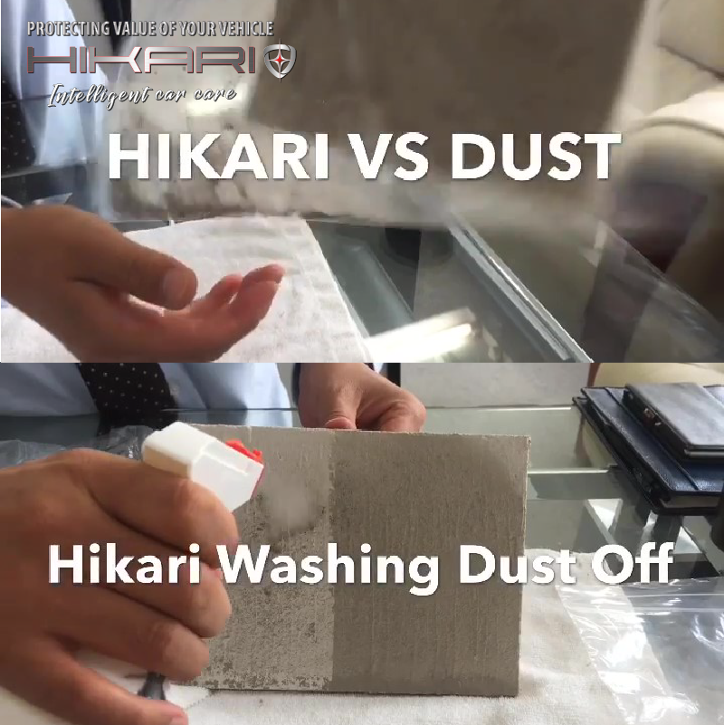 HIKARI CERAMIC COATING VS DUST