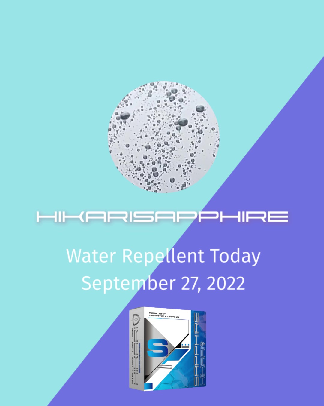 Nothing beats SAPPHIRE's water repellency.