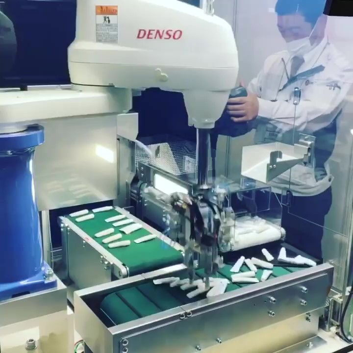 Testing a new sorting and filling equipment