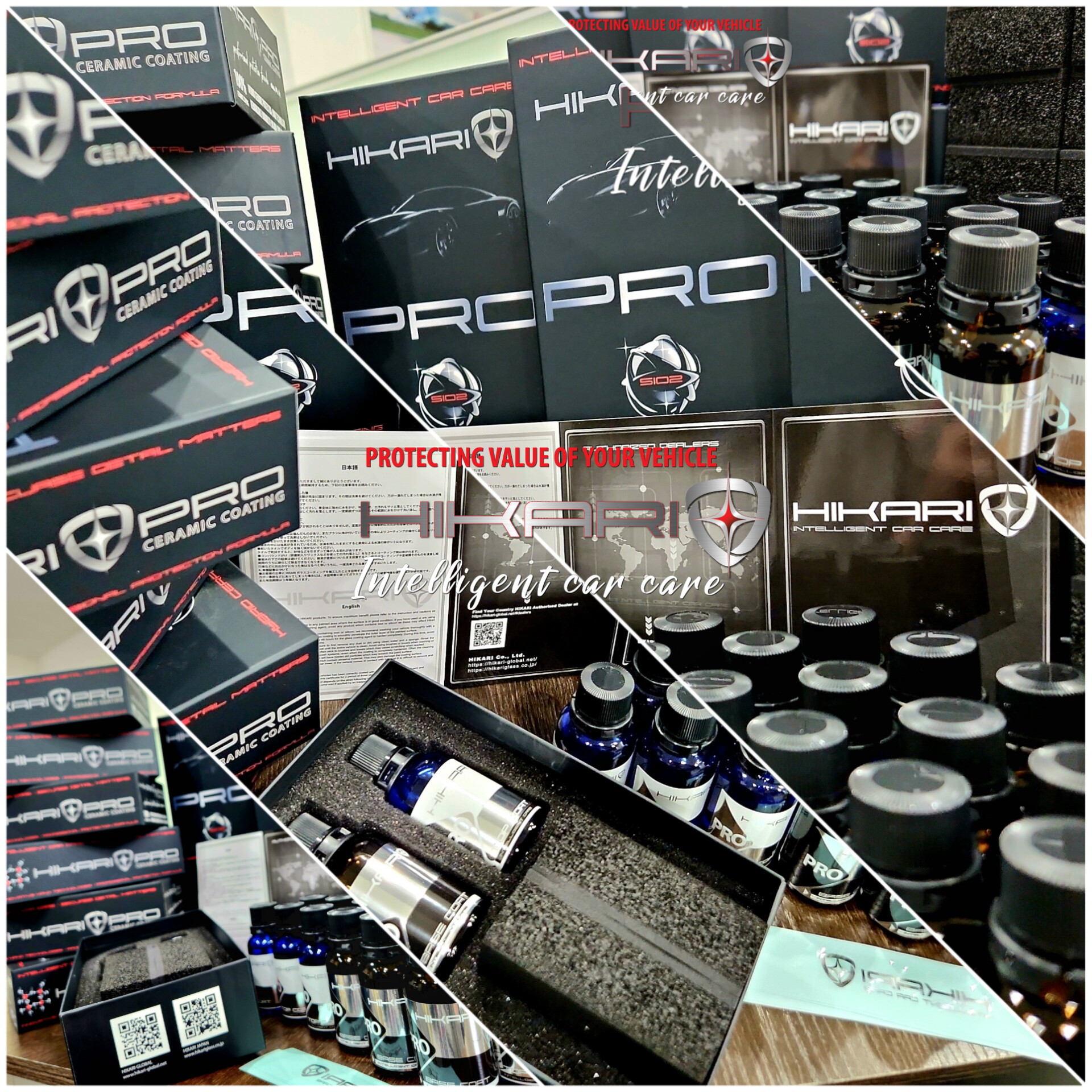 Making a kit for shipment of HIKARI PRO.