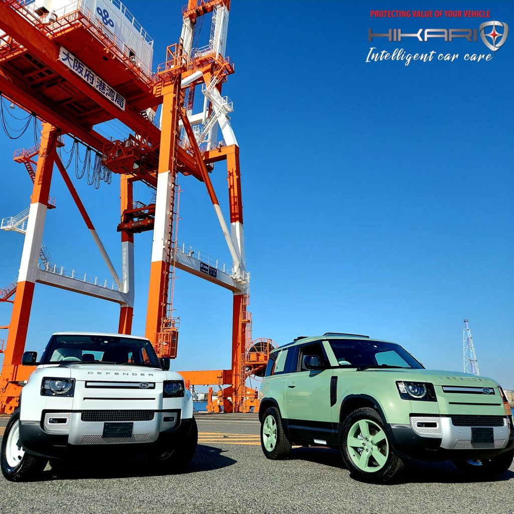 HIKARI CERAMIC COATING with Two Land Rover Defenders @ JAPAN 🇯🇵