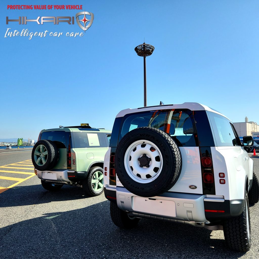 HIKARI CERAMIC COATING with Two Land Rover Defenders @ JAPAN 🇯🇵