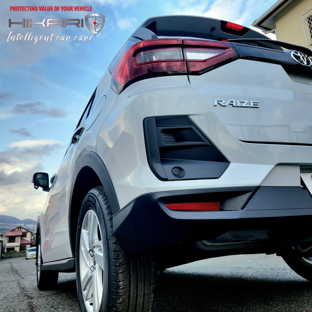 HIKARI glass Coating with TOYOTA RAIZE @ JAPAN 🇯🇵