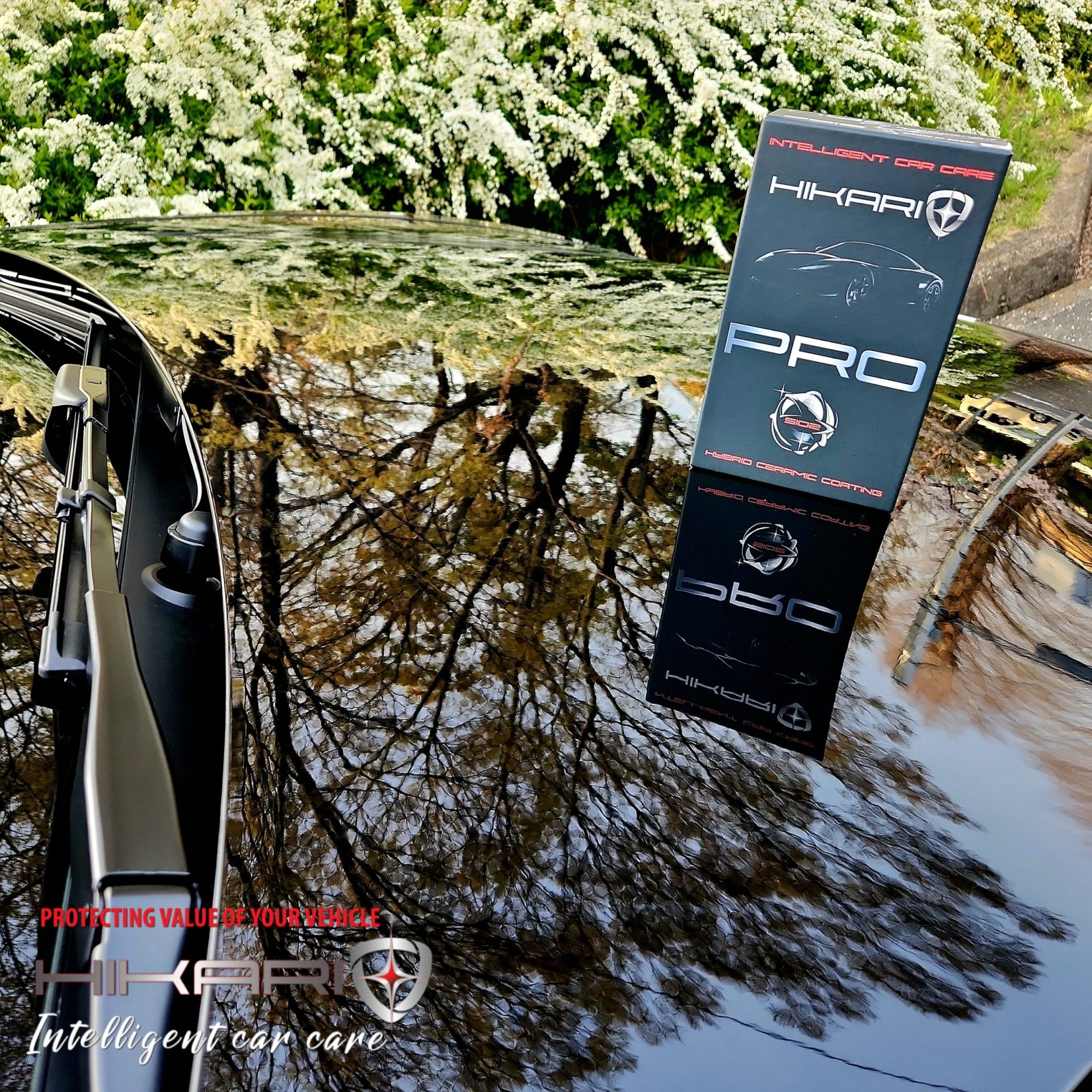 HIKARI ceramic coating with TESLA MODEL Y @ JAPAN