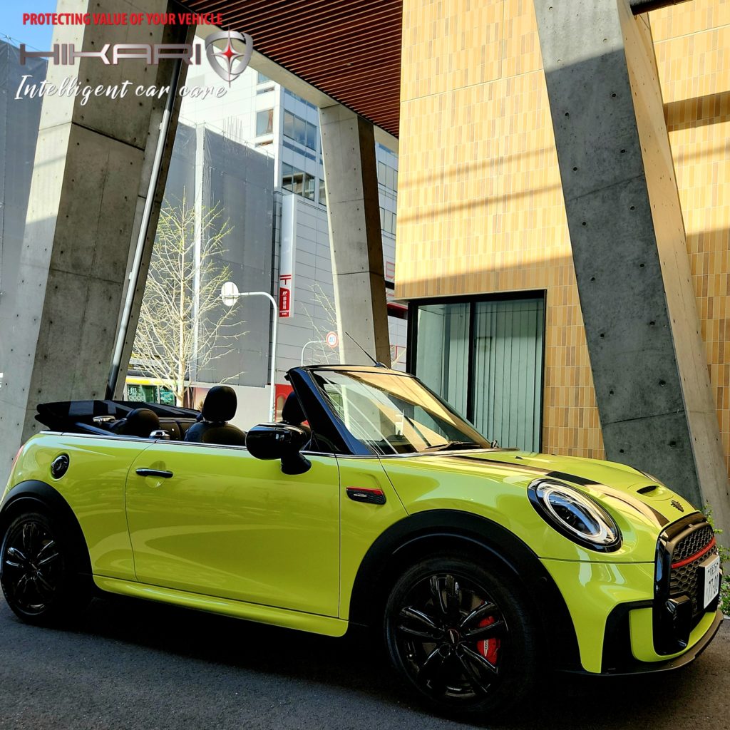 HIKARI glass Coating with BMW MINI convertible @ JAPAN 🇯🇵