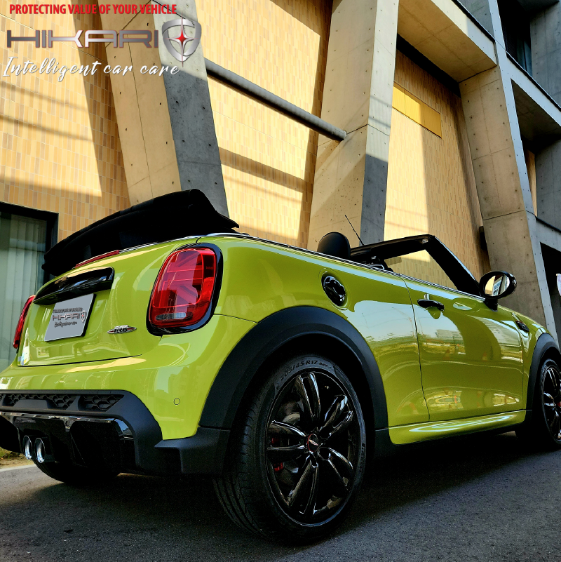 HIKARI glass Coating with BMW MINI convertible @ JAPAN 🇯🇵