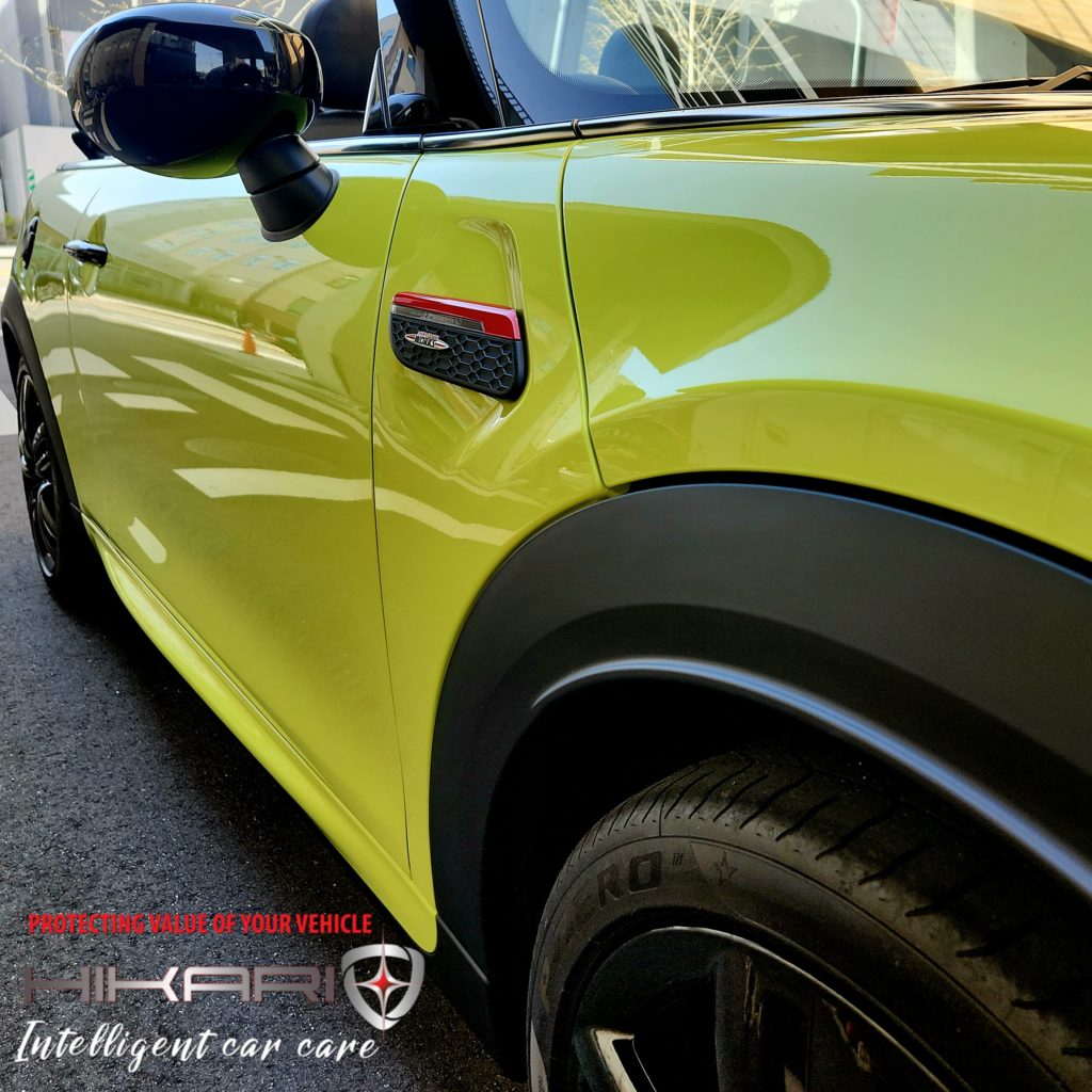 HIKARI glass Coating with BMW MINI convertible @ JAPAN 🇯🇵