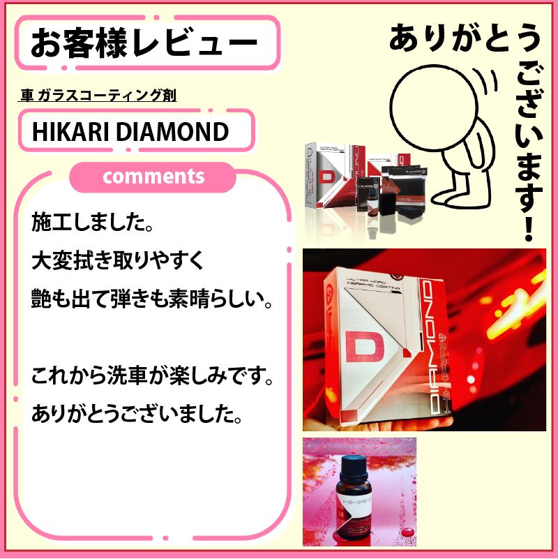 Thank you for review of HIKARI DIAMOND KIT @ JAPAN