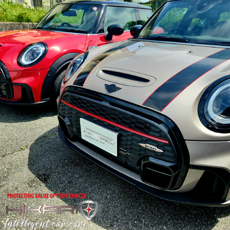 Mini and Mini with HIKARI glass coating @ JAPAN 🇯🇵