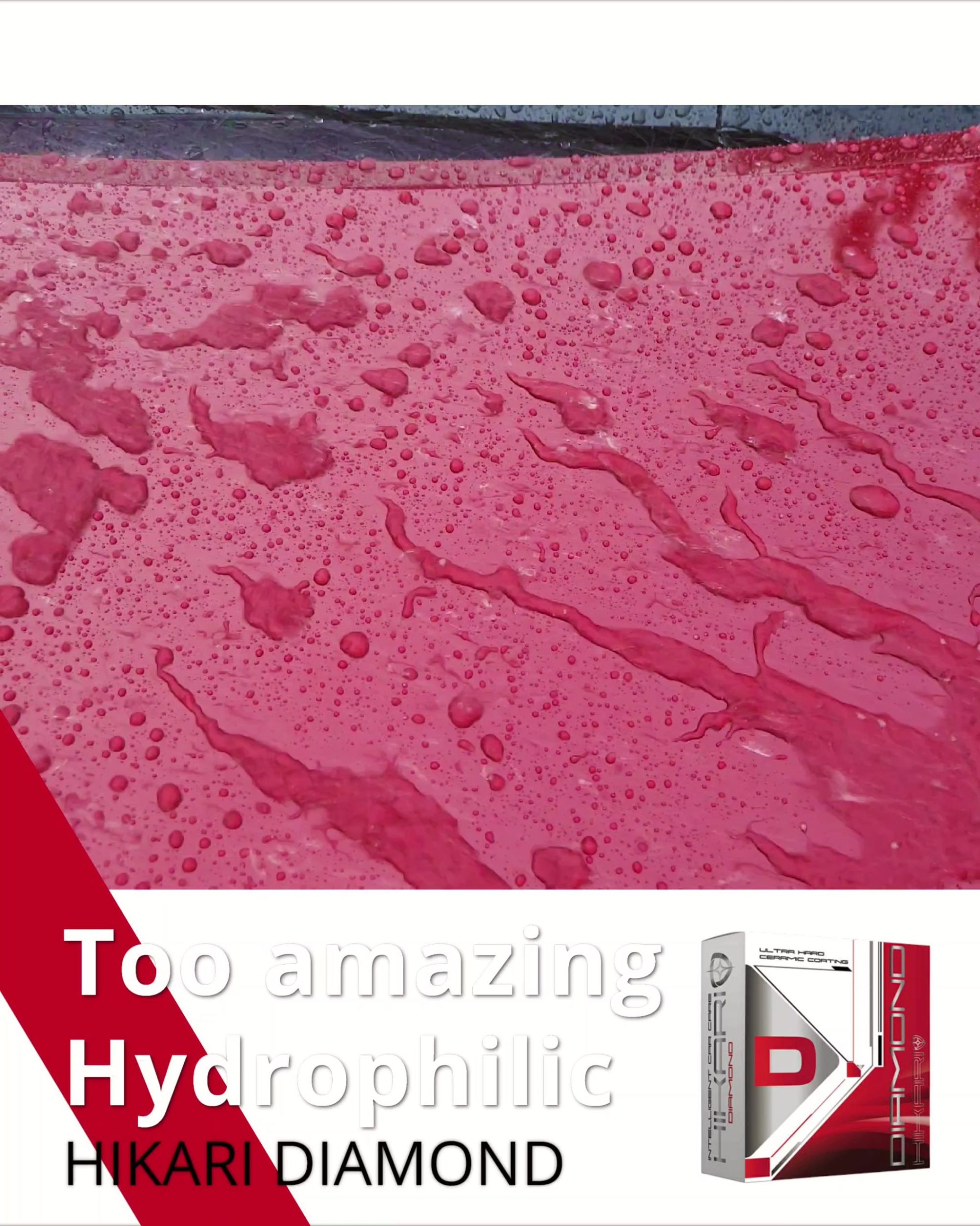 Easily wash away any dirt only water that damages your car