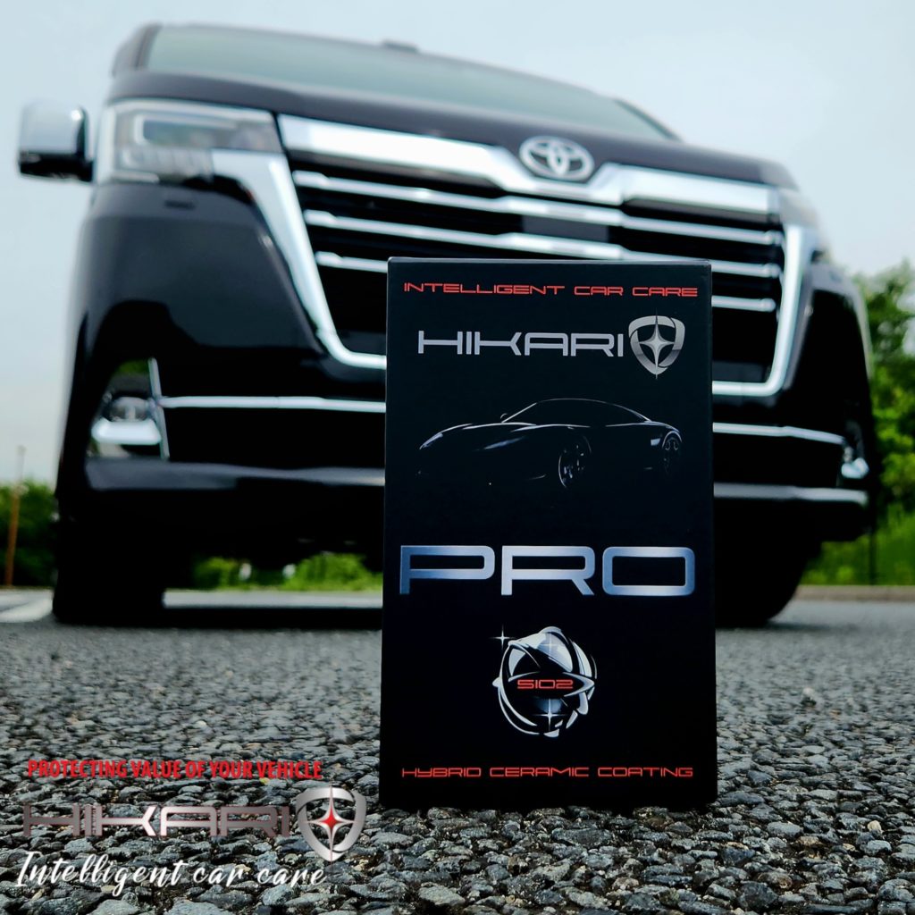 Eye-catching and exciting presence, HIKARI ceramic coating on Toyota GranAce @ JAPAN 🇯🇵