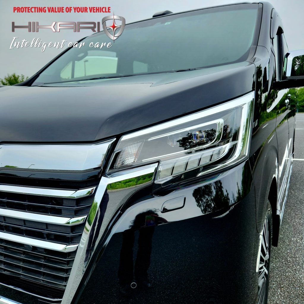 Eye-catching and exciting presence, HIKARI ceramic coating on Toyota GranAce @ JAPAN 🇯🇵