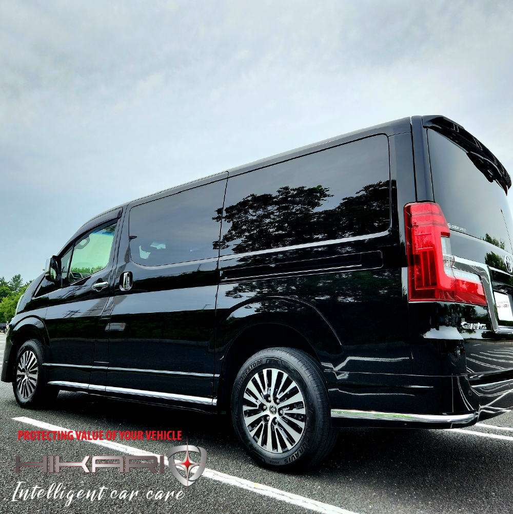 Eye-catching and exciting presence, HIKARI ceramic coating on Toyota GranAce @ JAPAN 🇯🇵